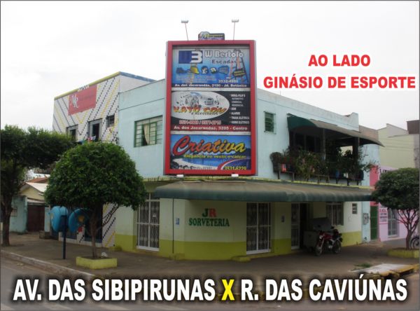 LOCAÇÃO DE BANNER EM PAINEL ROTATIVO 1,60 X 3,00M